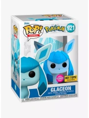 Funko Pop! Games: Pokemon - Glaceon 921 - Flocked - Hot Topic Exclusive